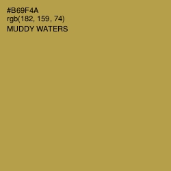 #B69F4A - Muddy Waters Color Image